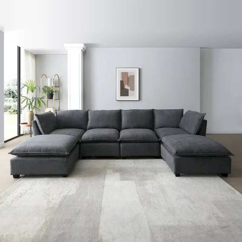 130 Inch Modular Sectional Sofa