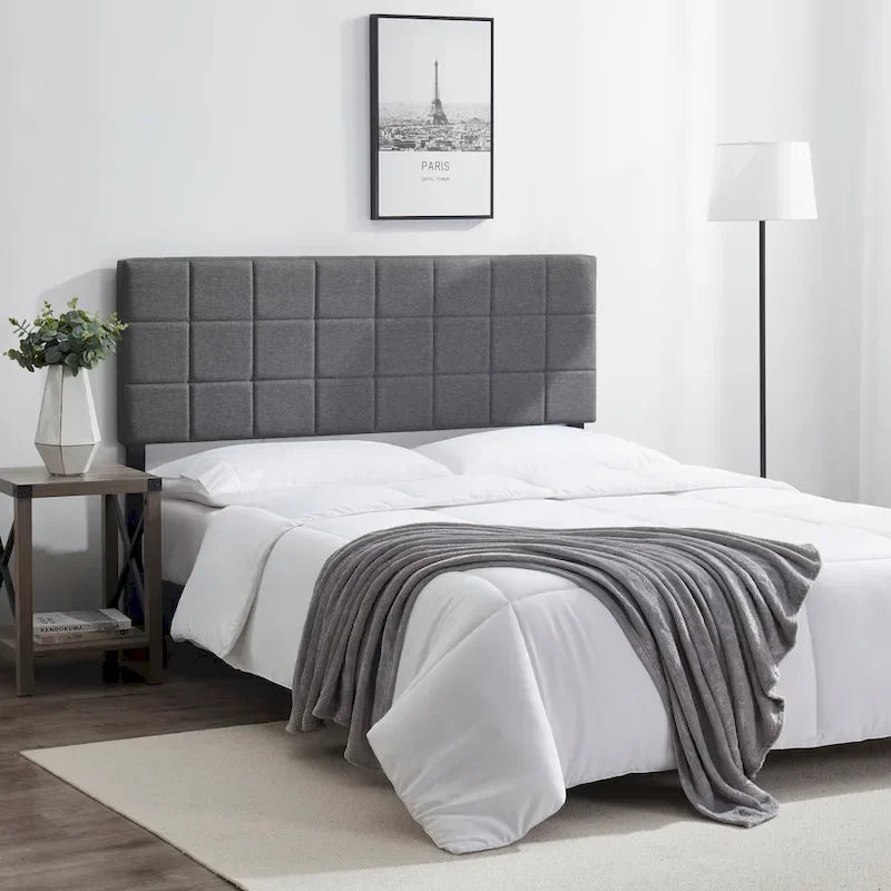 Nestl Square Tufted Upholstered Adjustable Headboard