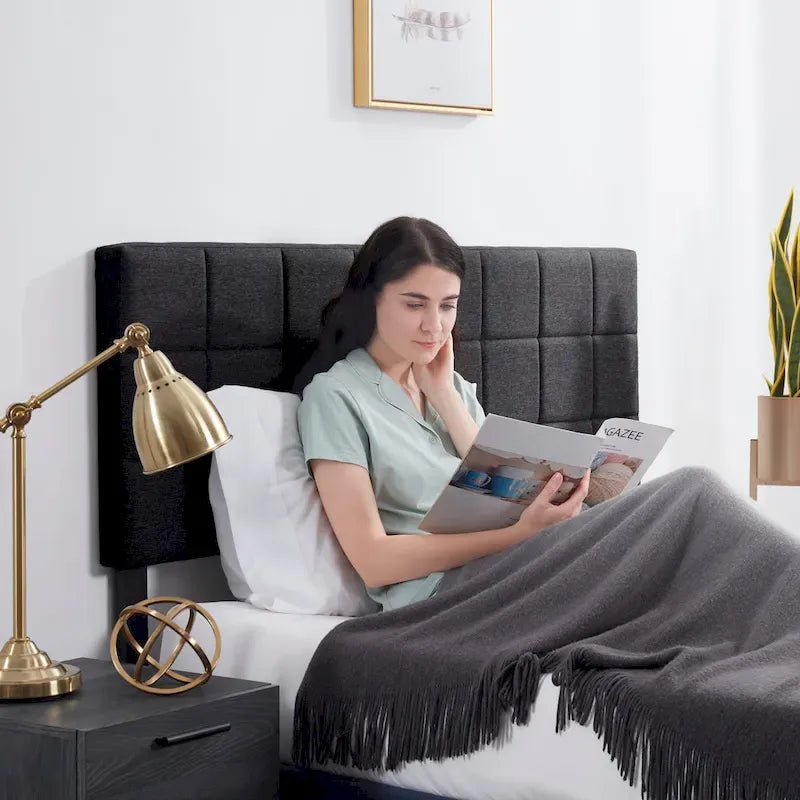 Nestl Square Tufted Upholstered Adjustable Headboard