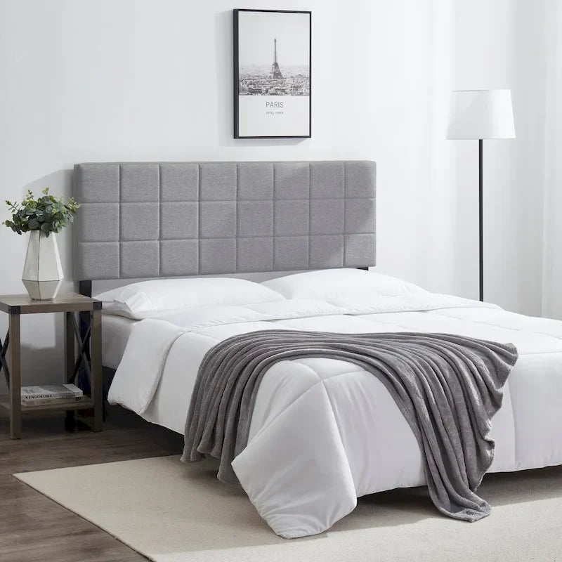 Nestl Square Tufted Upholstered Adjustable Headboard