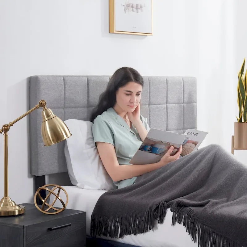 Nestl Square Tufted Upholstered Adjustable Headboard