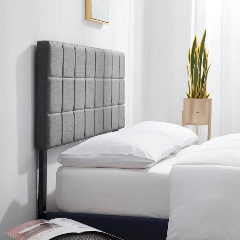 Nestl Square Tufted Upholstered Adjustable Headboard