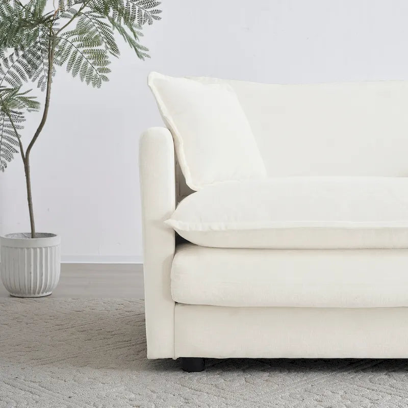 GDFStudio - Fiona Chenille Single Seat Sofa with Modular Flexibility and Plush Comfort