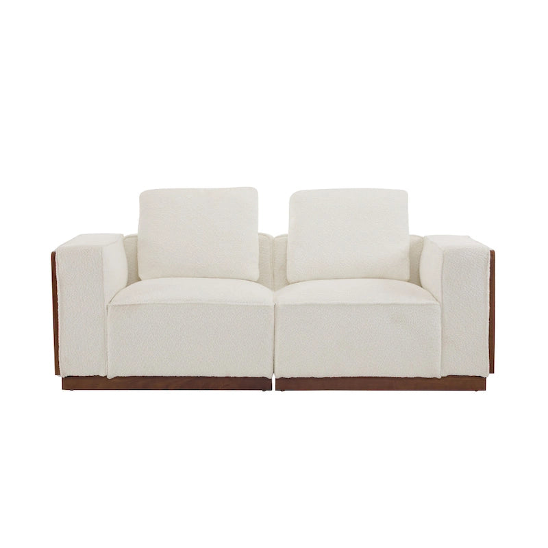 Christopher Knight Home 2 Seater Beige 74 Width Modular Sofa