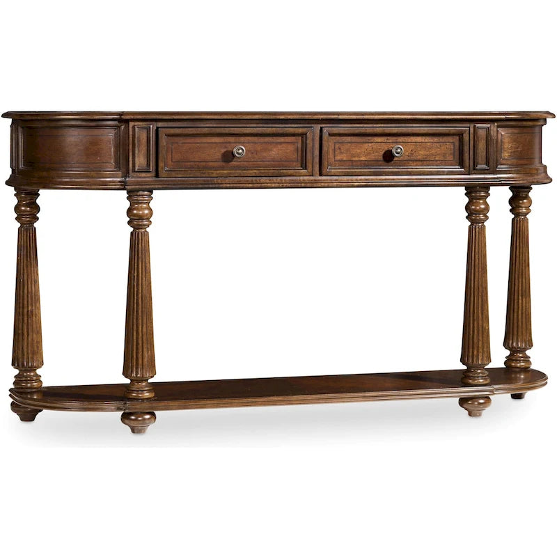 Hooker Furniture 60 Inch Long Rubberwood Console Table from the