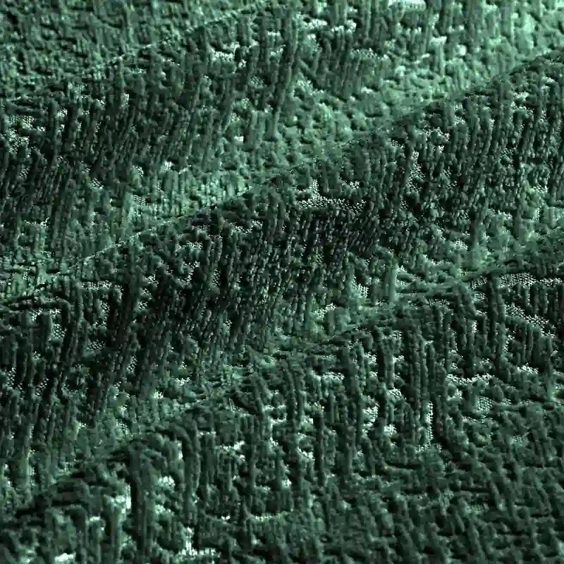 110.2 Chenille Three Seater Upholstered Sofa, 1 Ottoman