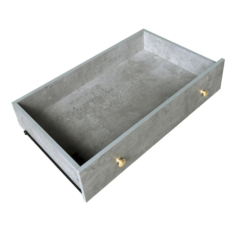 Open Wardrobe Armoire Closet, Armoire Wardrobe with 2 Hanging Rails and 3 Drawers, Wooden Wardrobe Storage Closets