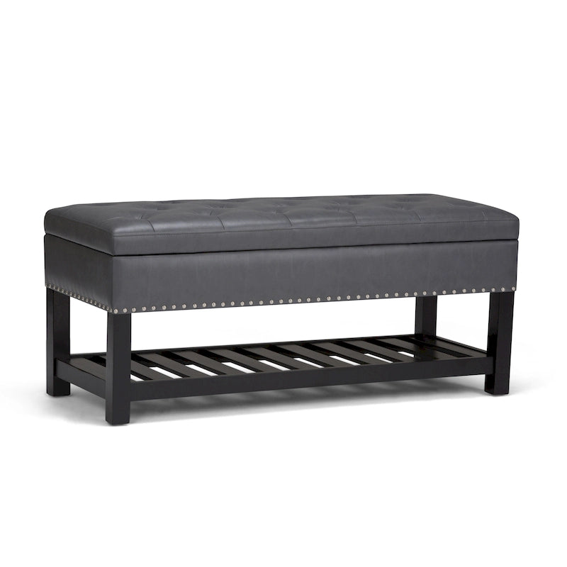 WYNDENHALL Riley 43 inch Wide Rectangle Ottoman Bench - 43 W x 17 D x 19 H
