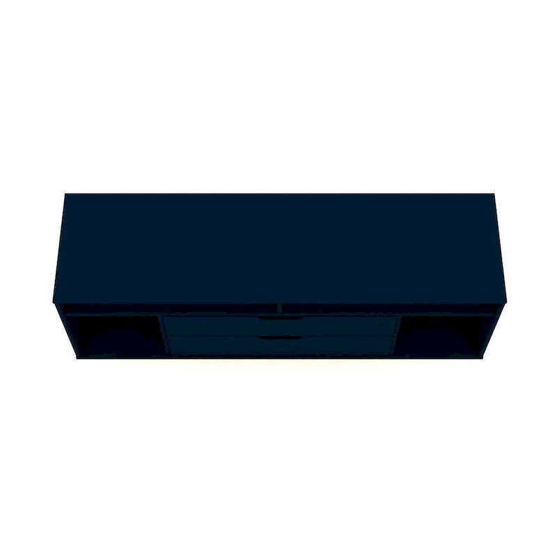 Manhattan Comfort Rockefeller 62.99 In. Metal Leg Media Cabinet Console