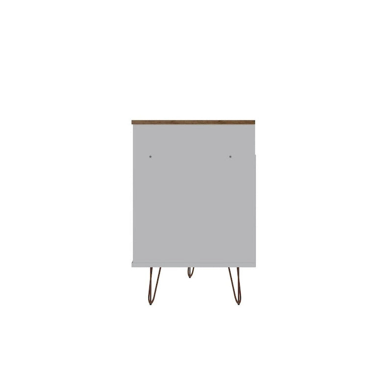 Manhattan Comfort Rockefeller 62.99 In. Metal Leg Media Cabinet Console