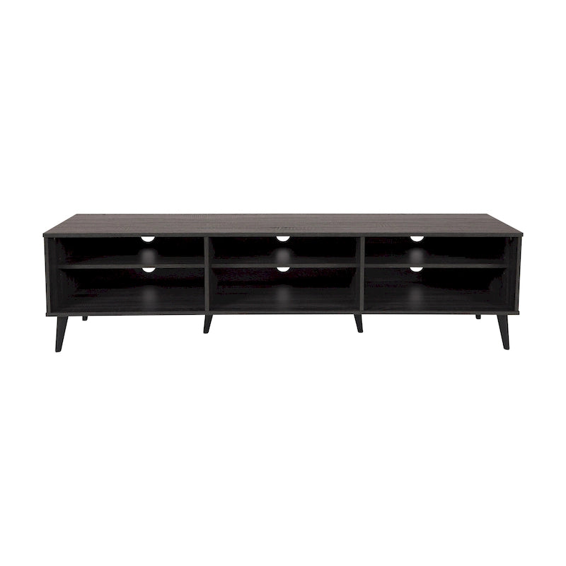 Cole TV Bench with Open Shelves, TVs up to 85 - N/A