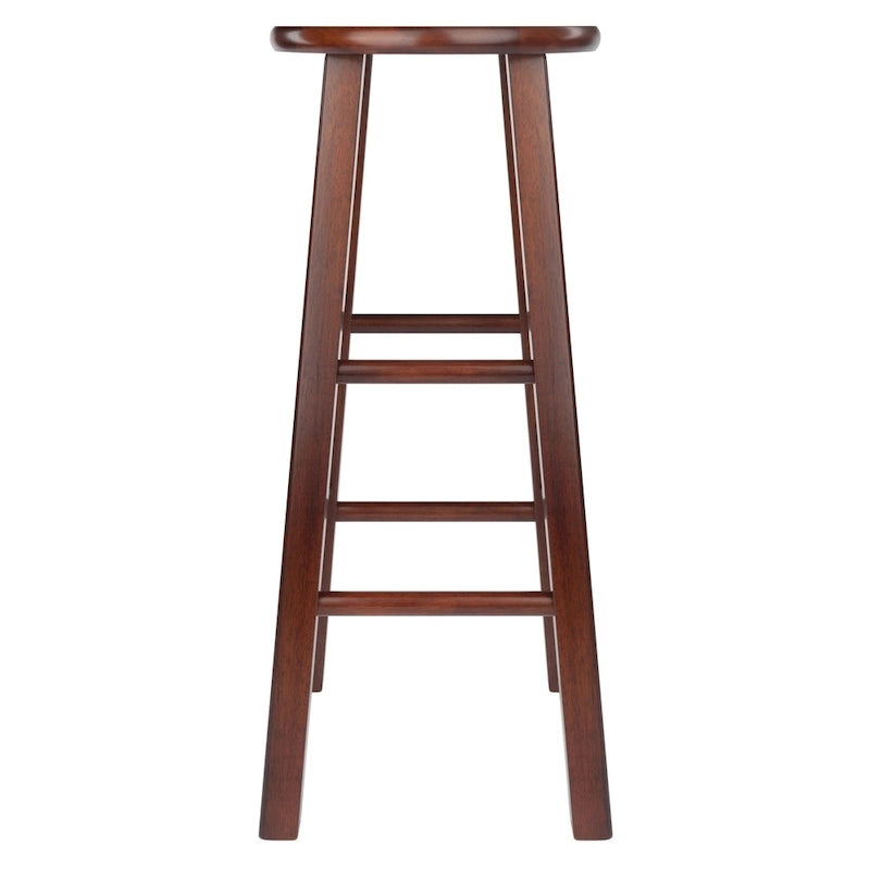 Element Bar Stools, 2-Pc Set, Walnut