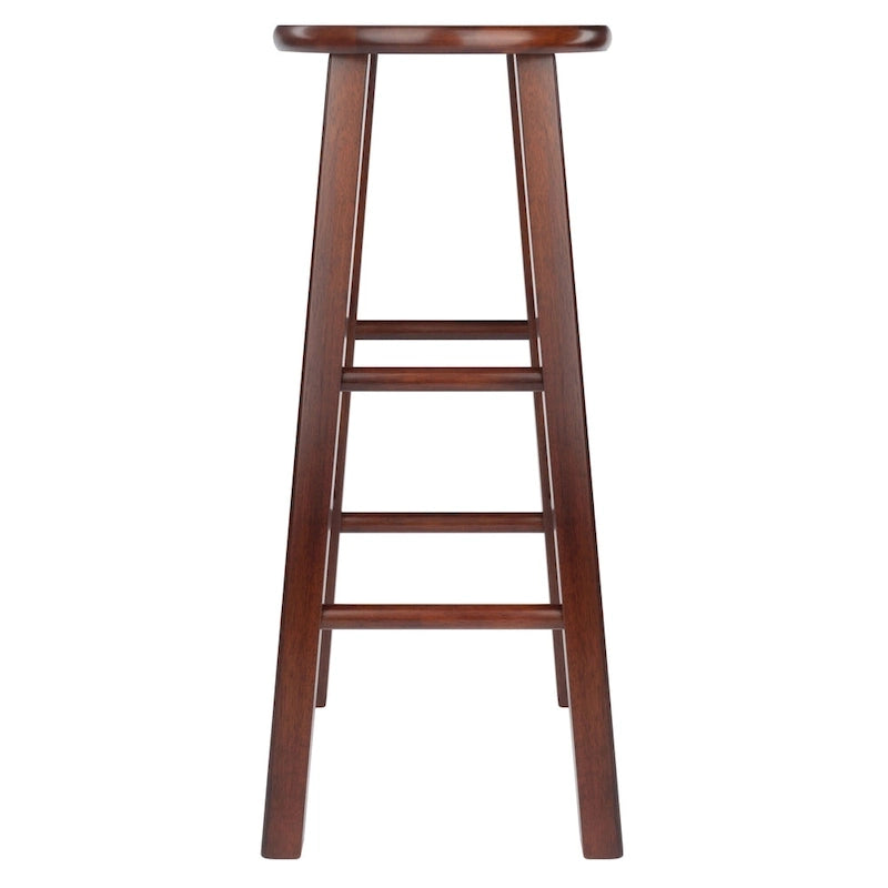 Element Bar Stools, 2-Pc Set, Walnut