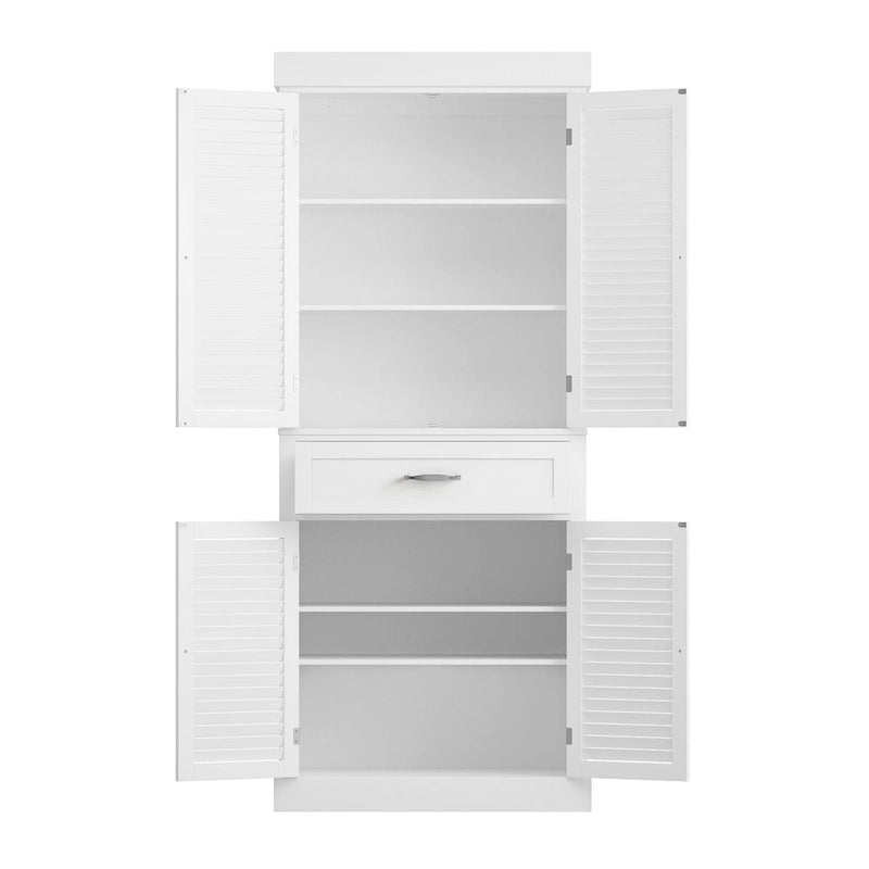 Timechee 30Bathroom Cabinet Storage Cabinet Doors Wooden Floor Cabinet