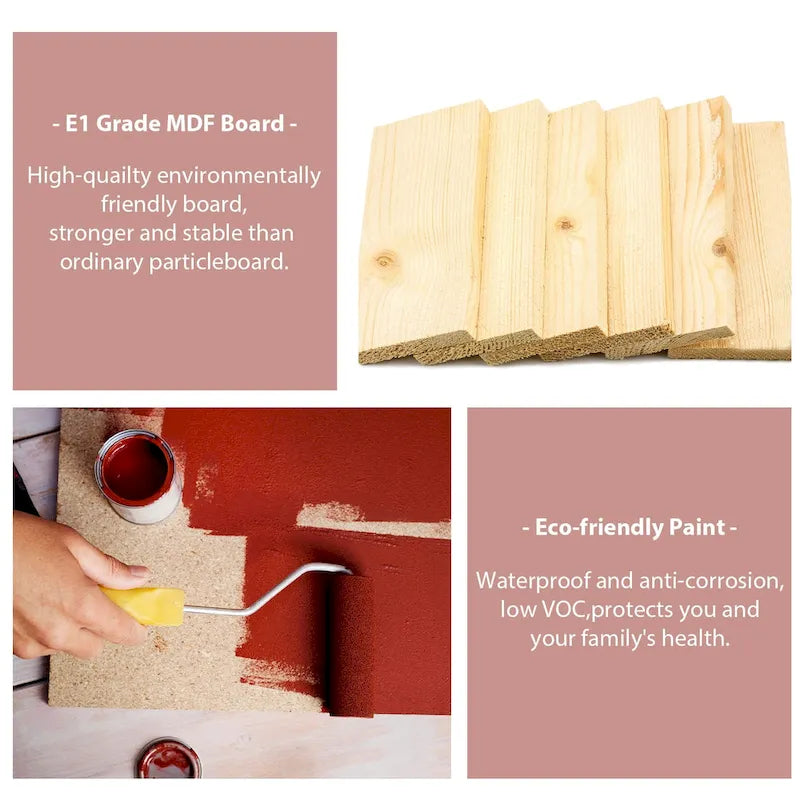 Timechee 30Bathroom Cabinet Storage Cabinet Doors Wooden Floor Cabinet