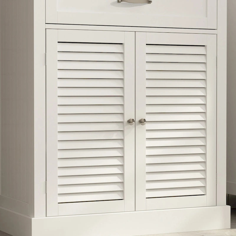 Timechee 30Bathroom Cabinet Storage Cabinet Doors Wooden Floor Cabinet