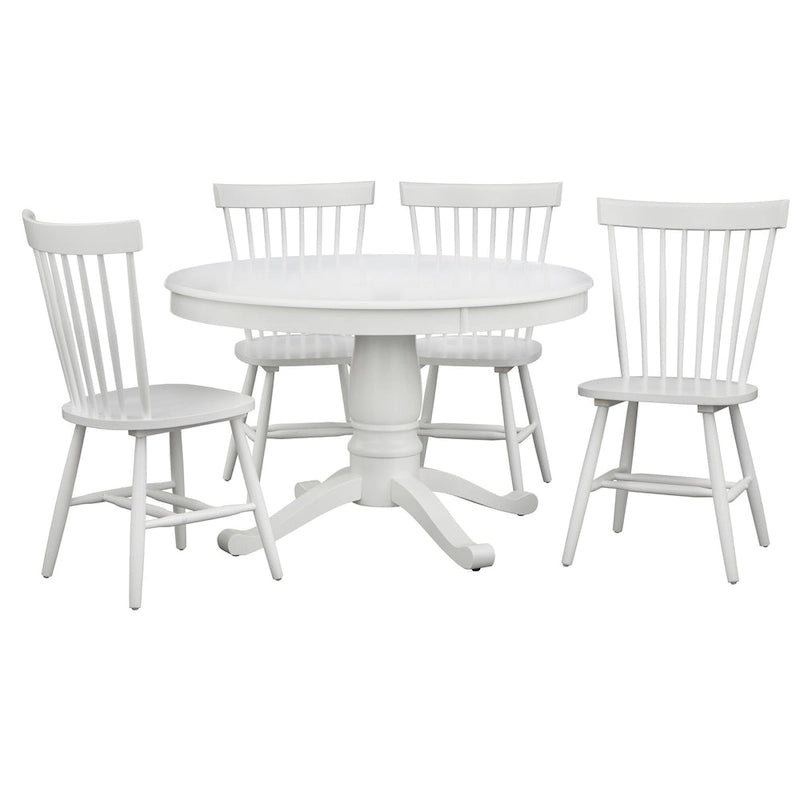 Simple Living Kale 5-piece White Dining Set