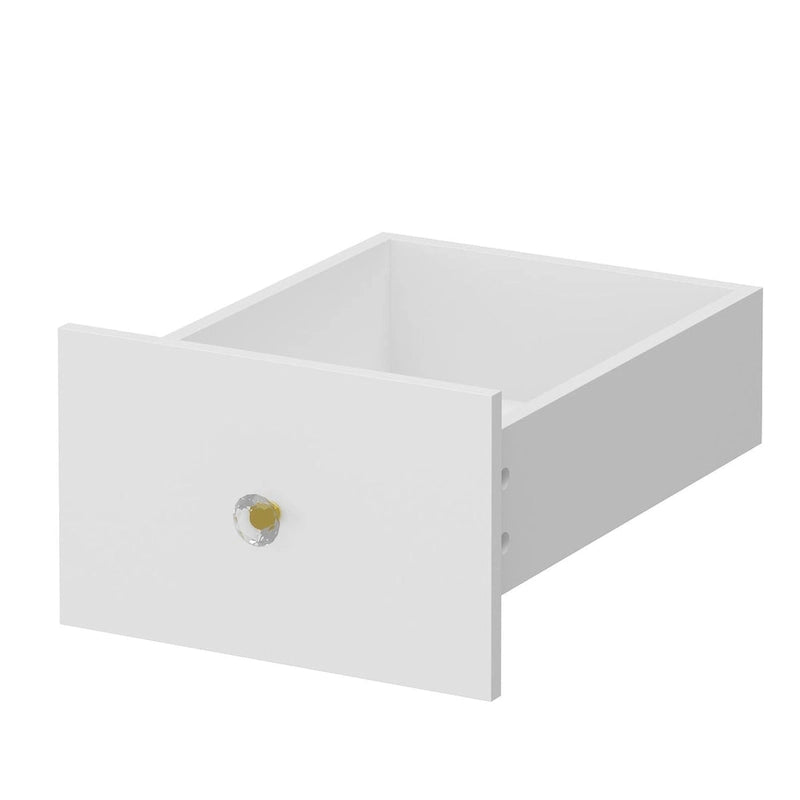 Spacious Vanity Desk with Mirrored Storage Cabinets - A Beauty Oasis