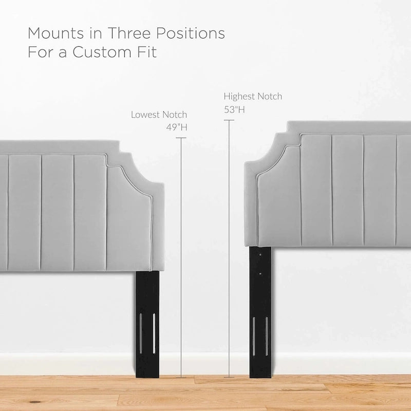 Sienna Performance Velvet Queen Platform Bed