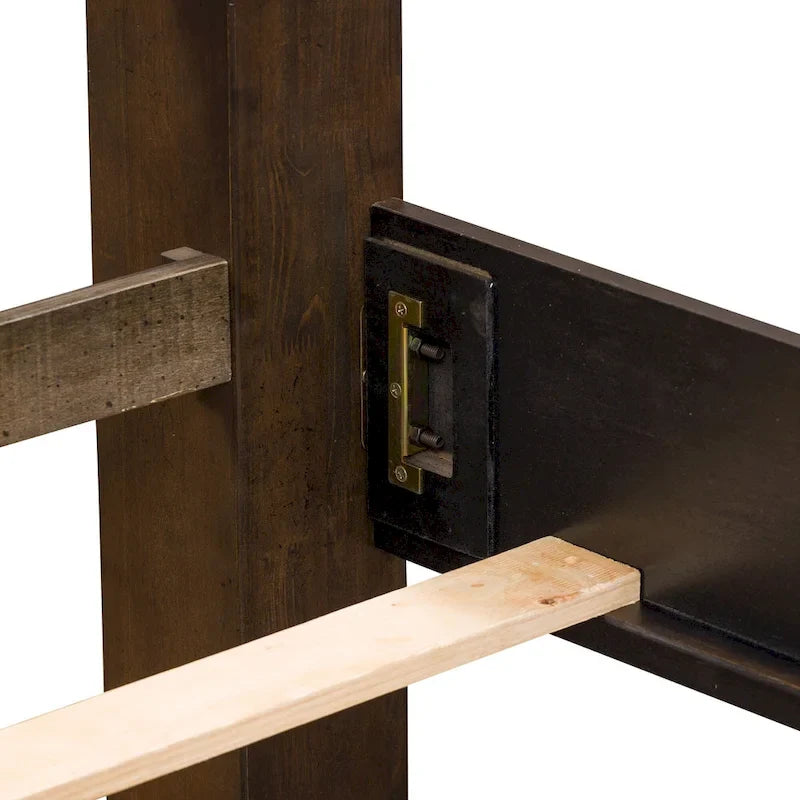 Big Valley Brownstone Distressed Queen Panel Bed