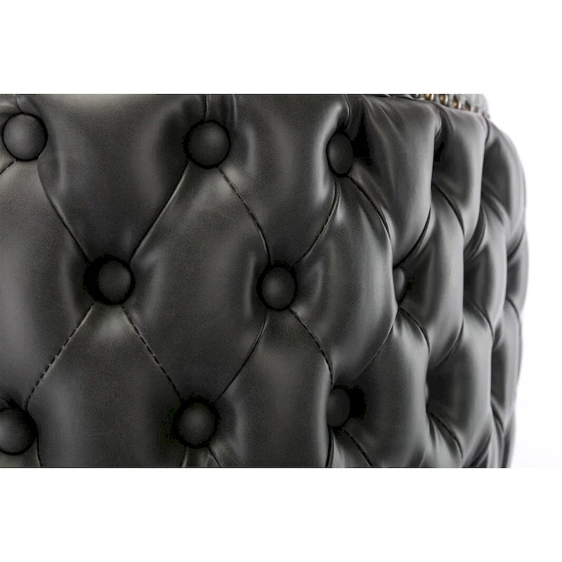 Modern Upholstered Bar Stools with the whole Back Tufted Swivel Barstools Adjusatble Seat Height