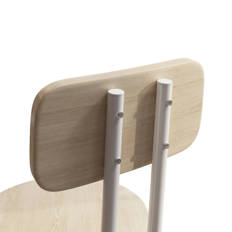 CUSchoice Stylish Bar Table Set With 2 Stools and Partition Included - 24*24*35.5(inch)