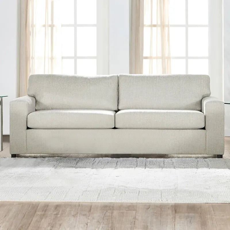 New Classic Furniture Leo Cushion Back Sofa, Made in USA