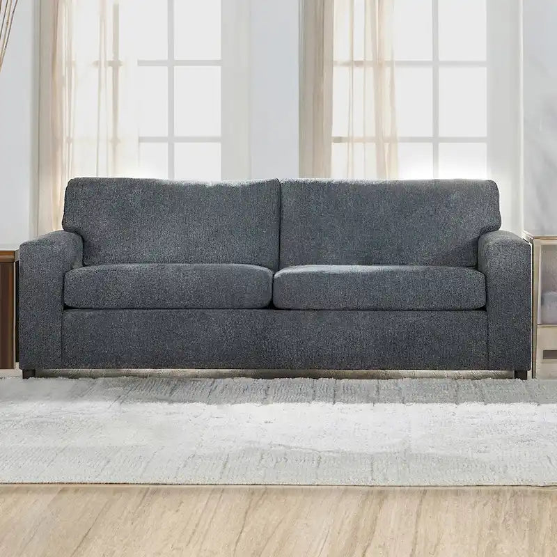 New Classic Furniture Leo Cushion Back Sofa, Made in USA