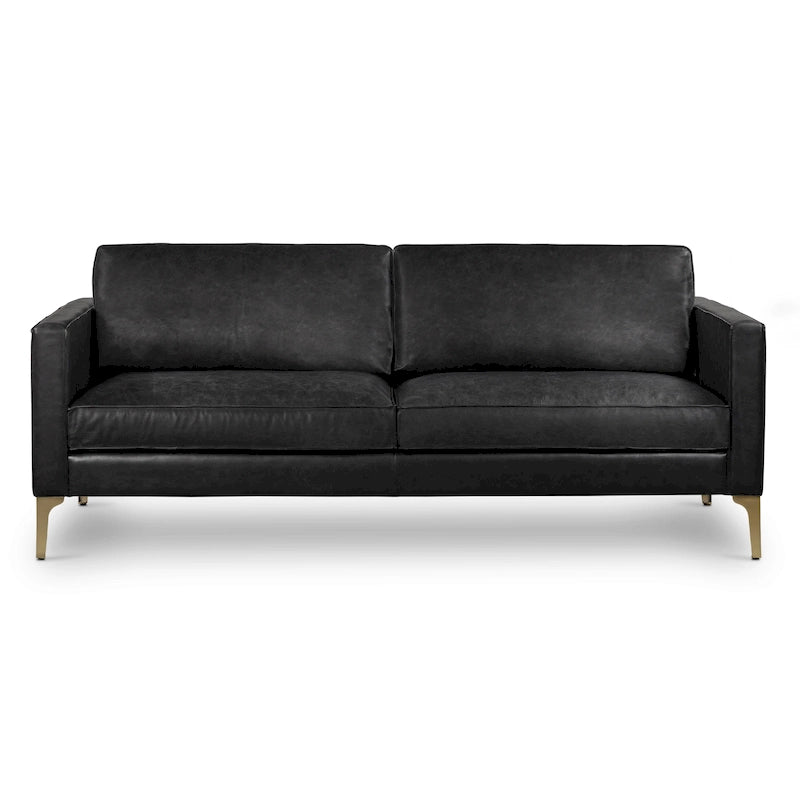 Poly & Bark Mateo 82.5 Sofa - Full Grain Genuine Italian Leather