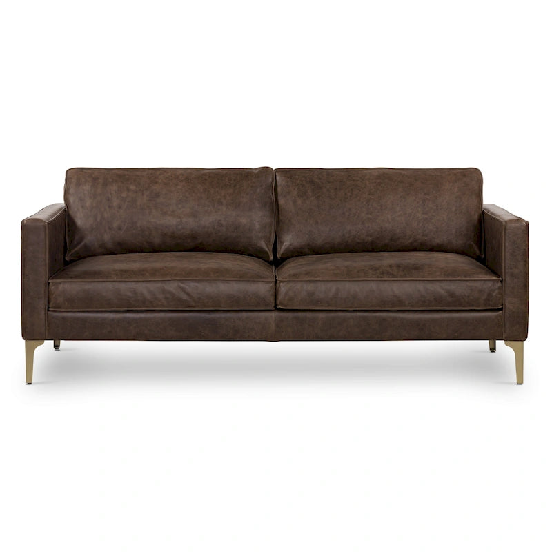 Poly & Bark Mateo 82.5 Sofa - Full Grain Genuine Italian Leather