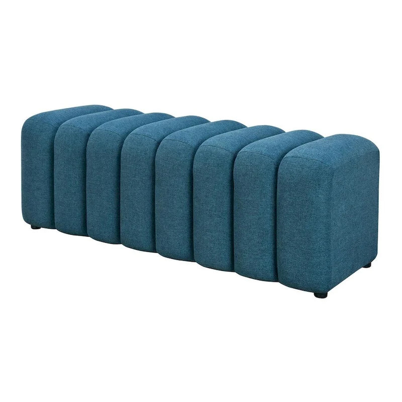 DelSur Channel Tufted Accent Bench