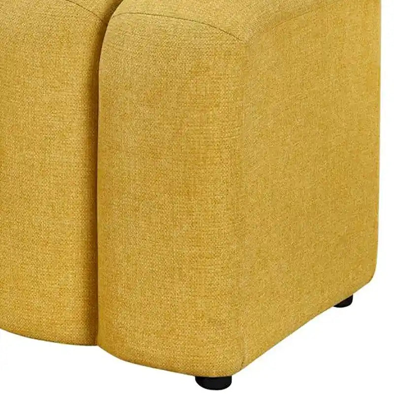 DelSur Channel Tufted Accent Bench