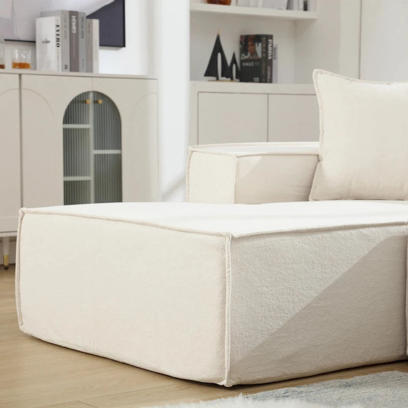 Modern Minimalist Modular Combination L-shaped Sofa Set,Free Installation Sofa