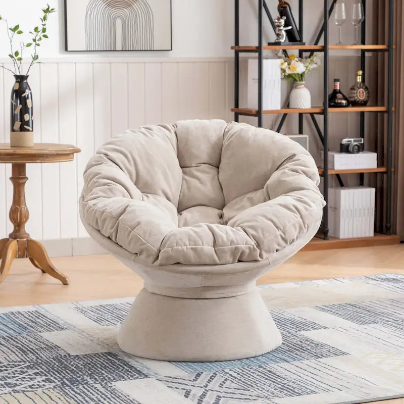 Oversized 360 Swivel Accent Chair for Living Room Bedroom
