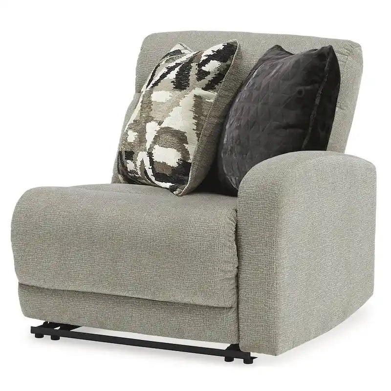 Signature Design by Ashley Colleyville Gray 3-Piece Power Reclining Sectional Sofa - 109W x 38D x 39H