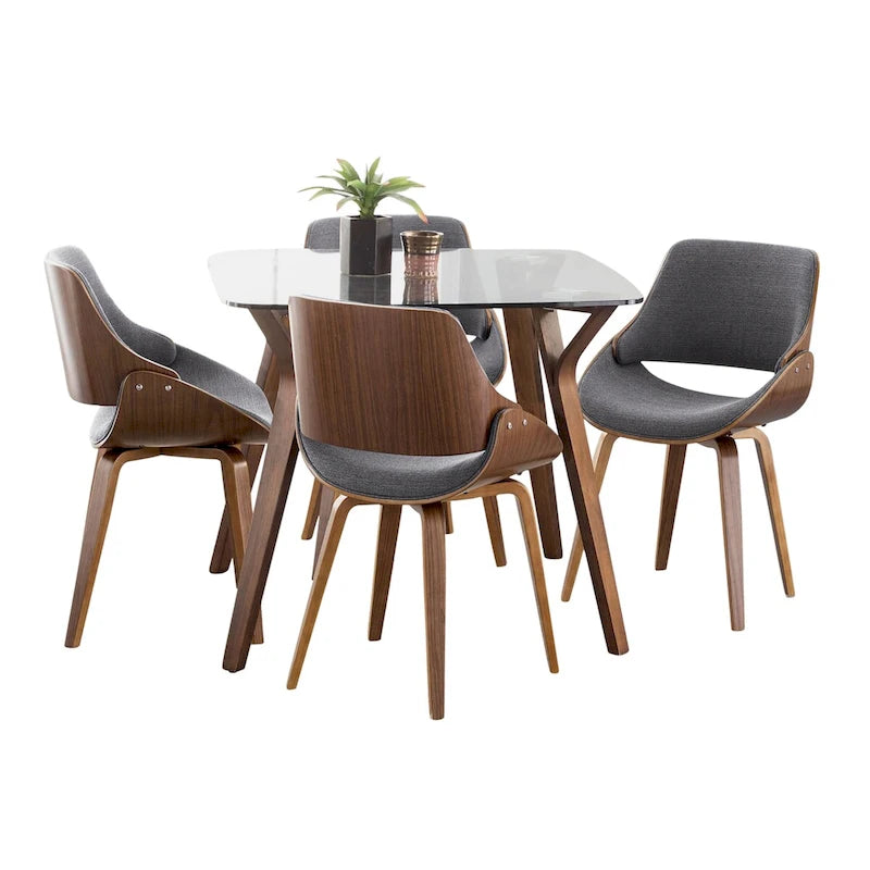 Carson Carrington Sala Svetlana 5-Piece Square Dining Set