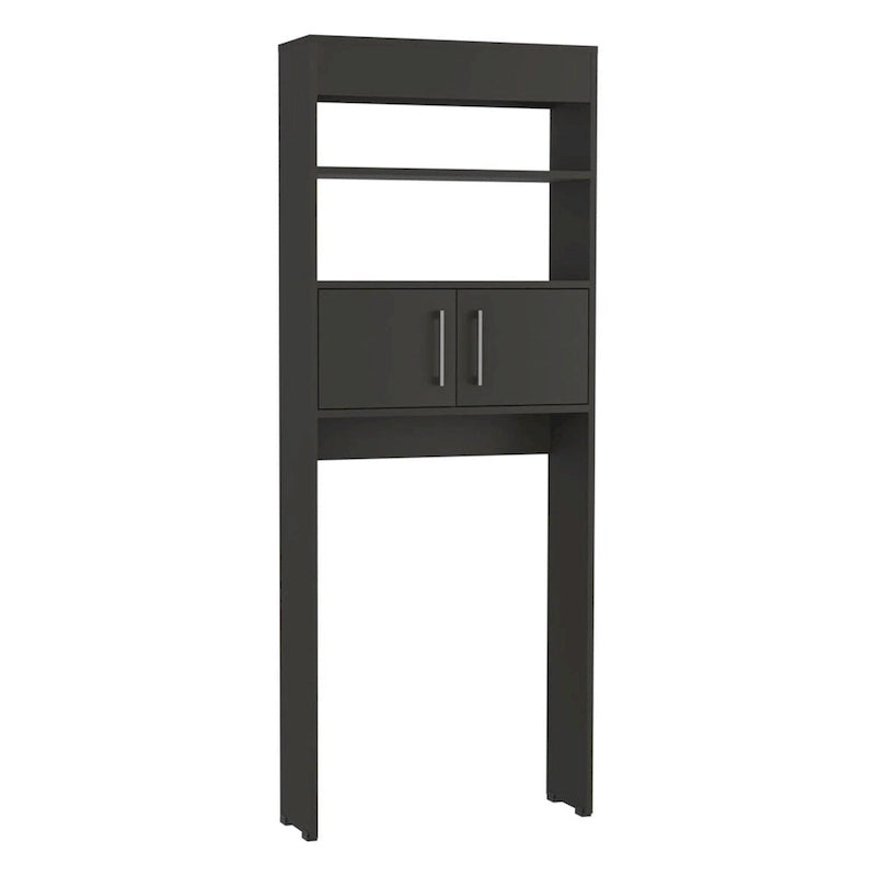 Madrid Over The Toilet Storage Cabinet Organizer With Doors and Shelves